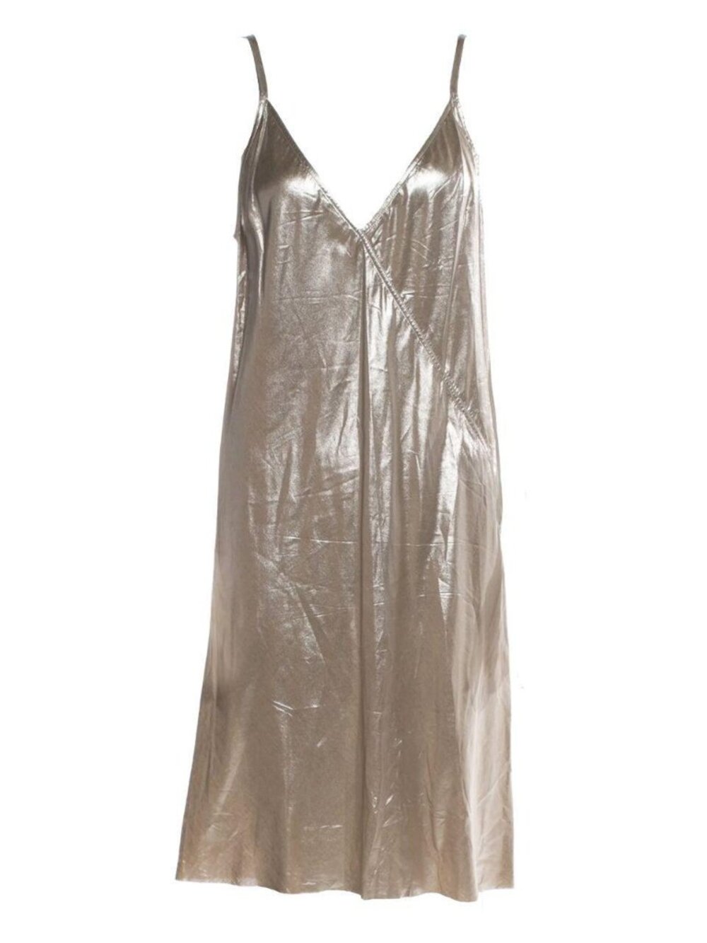 Rick Owens SS22 Metallic Slip Dress